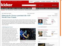 Bild zum Artikel: Historisch: Zverev gewinnt die ATP World Tour Finals