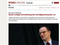 Bild zum Artikel: Affront gegen CDU-Führung: Spahn schlägt Verschiebung des Uno-Migrationspakts vor