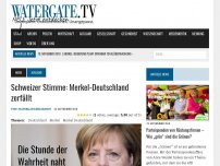Bild zum Artikel: Schweizer Stimme: Merkel-Deutschland zerfällt