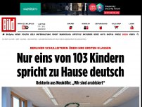 Bild zum Artikel: Berliner Schulleiterin - Nur eins von 103 Kindern spricht zu Hause deutsch