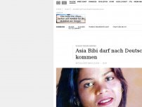 Bild zum Artikel: Asia Bibi darf nach Deutschland kommen