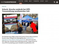 Bild zum Artikel: Schock: Strache entdeckt bei FPÖ-Veranstaltung muslimisches Zelt
