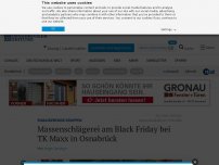 Bild zum Artikel: Massenschlägerei am Black Friday bei TK Maxx in Osnabrück
