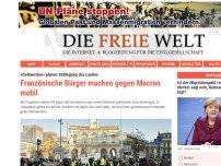 Bild zum Artikel: Französische Bürger machen gegen Mcaron mobil