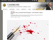 Bild zum Artikel: 23.11.2018 Meldungen Wenn Journalisten Rufmord begehen – Eine Fallstudie in eigener Sache