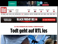 Bild zum Artikel: Zu viel Werbung - Todt geht auf RTL los