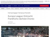 Bild zum Artikel: Europa League: Eintracht Frankfurts nächste Choreo
