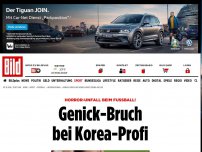 Bild zum Artikel: Horror-Unfall! - Genick-Bruch bei Korea-Star
