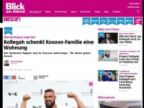 Bild zum Artikel: Skandal-Rapper zeigt Herz: Kollegah schenkt Kosovo-Familie eine Wohnung