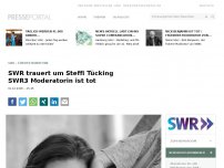 Bild zum Artikel: SWR trauert um Steffi Tücking / SWR3 Moderatorin ist tot