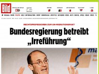 Bild zum Artikel: Juristen zum UN-Migrationspakt - Bundesregierung betreibt „Irreführung“