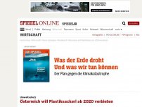 Bild zum Artikel: Umweltschutz: Österreich will Plastiksackerl bis 2020 verbieten