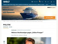 Bild zum Artikel: Mehrere Strafanzeigen gegen „Online-Pranger“