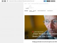 Bild zum Artikel: Schäuble wirbt für Merz im Kampf um den CDU-Vorsitz