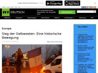 Bild zum Artikel: Sieg der Gelbwesten: Eine historische Bewegung