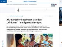 Bild zum Artikel: AfD-Sprecher beschwert sich über Afrikaner im Rügenwalder-Spot