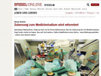 Bild zum Artikel: Neues System: Zulassung zum Medizinstudium wird reformiert