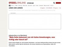 Bild zum Artikel: Helikopter-Eltern in der Öffentlichkeit: 'Mein Sohn bekommt von mir keine Anweisungen, was richtig oder falsch ist!'