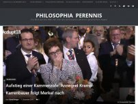 Bild zum Artikel: Aufstieg einer Kammerzofe: Annegret Kramp-Karrenbauer folgt Merkel nach