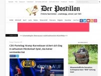 Bild zum Artikel: CDU-Parteitag: Kramp-Karrenbauer sichert sich Sieg in seltsamem Hürdenlauf-Spiel, das keiner verstanden hat