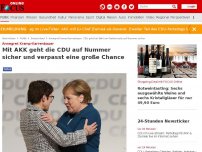 Bild zum Artikel: Annegret Kramp-Karrenbauer - Mit AKK wählt die CDU Sicherheit statt Risiko