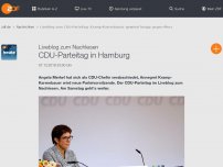 Bild zum Artikel: CDU-Parteitag startet: Merkels Abschied und die Neuwahl hier im Liveblog