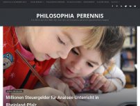 Bild zum Artikel: Millionen Steuergelder für Analsex-Unterricht in Rheinland-Pfalz