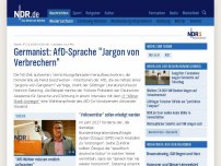 Bild zum Artikel: Germanist: AfD-Sprache 'Jargon von Verbrechern'