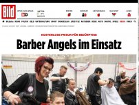 Bild zum Artikel: Gratis Frisur für Bedürftige - Barber Angels im Einsatz
