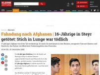 Bild zum Artikel: 16-Jährige in Steyr getötet, Freund (17) flüchtig