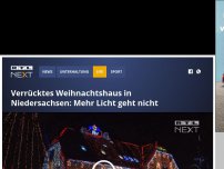 Bild zum Artikel: Verrücktes Weihnachtshaus in Niedersachsen: Mehr Licht geht nicht