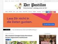 Bild zum Artikel: Wie romantisch! Annegret Kramp-Karrenbauer heiratet Jürgen Kramer-Korbklemmer