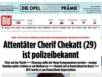 Bild zum Artikel: Terror in Straßburg – Drei Tote - Attentäter Cherif Chekatt (29) ist polizeibekannt