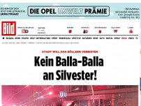 Bild zum Artikel: Stadt will Böllern verbieten - Kein Balla-Balla an Silvester!