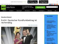 Bild zum Artikel: EuGH: Deutscher Rundfunkbeitrag ist rechtmäßig