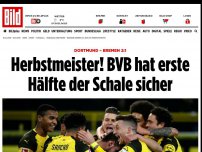 Bild zum Artikel: Dortmund – Bremen 2:1 - BVB ist Herbstmeister