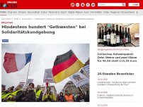 Bild zum Artikel: München - Mindestens hundert 'Gelbwesten' bei Solidaritätskundgebung
