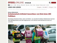 Bild zum Artikel: Berliner Waldorfschule: Schulsenatorin kritisiert Ausschluss von Kind eines AfD-Politikers