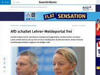 Bild zum Artikel: AfD schaltet Onlineseite Neutrale Lehrer Niedersachsen frei