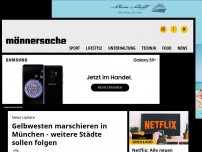 Bild zum Artikel: Gelbwesten marschieren in München - weitere Städte sollen folgen | Männersache