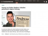 Bild zum Artikel: Genug von linken Medien: Gabalier präsentiert eigene Zeitung