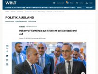 Bild zum Artikel: Irak ruft Flüchtlinge zur Rückkehr aus Deutschland auf
