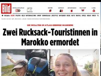 Bild zum Artikel: Sie wollten wandern - Zwei Rucksack-Touristinnen in Marokko ermordet