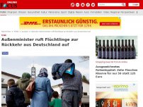 Bild zum Artikel: Irak - Außenminister ruft Flüchtlinge zur Rückkehr aus Deutschland auf