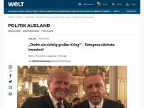 Bild zum Artikel: Erdogans nächste Invasion