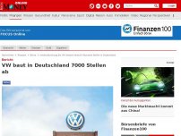 Bild zum Artikel: Bericht - VW baut in Deutschland 7000 Stellen ab