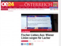 Bild zum Artikel: Fischer-Liebes-Aus: Wiener Linien sorgen für Lacher