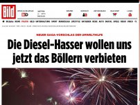 Bild zum Artikel: Gaga-Vorschlag der Umwelthilfe - Die Diesel-Hasser wollen uns das Böllern verbieten