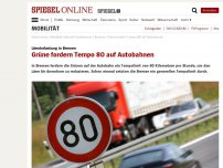 Bild zum Artikel: Lärmbelastung in Bremen: Grüne fordern Tempo 80 auf Autobahnen