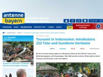 Bild zum Artikel: Tsunami in Indonesien: über 60 Tote und hunderte Verletzte